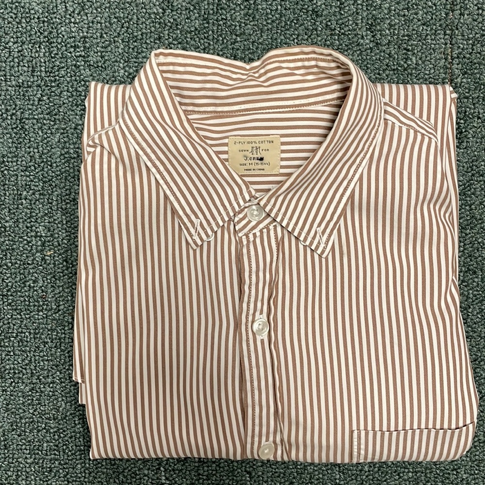 J Crew 100% cotton dress shirt